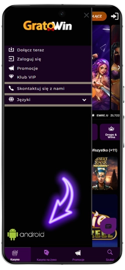 Application gratowin casino