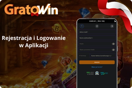 Rejestracja i Logowanie w Aplikacji GratoWin